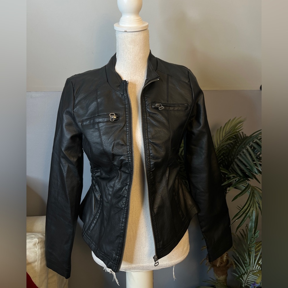 Women’s Faux Leather Jacket